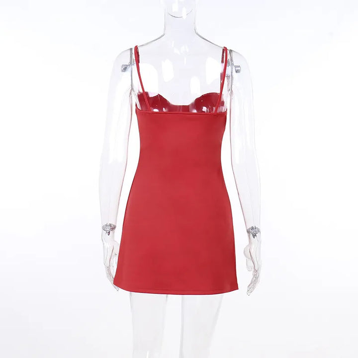 Sammy Jackson™ Rika Mini-Sukienka | Stylowa i Czerwona