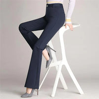 Slim Flared High Waist Pants – Mila