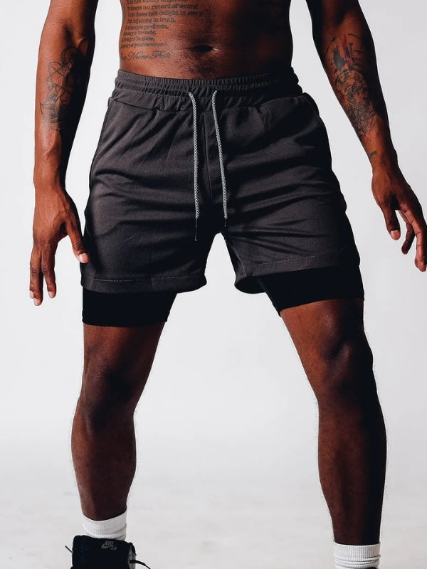 2-in-1 Zomer Sportshorts voor heren – Felix