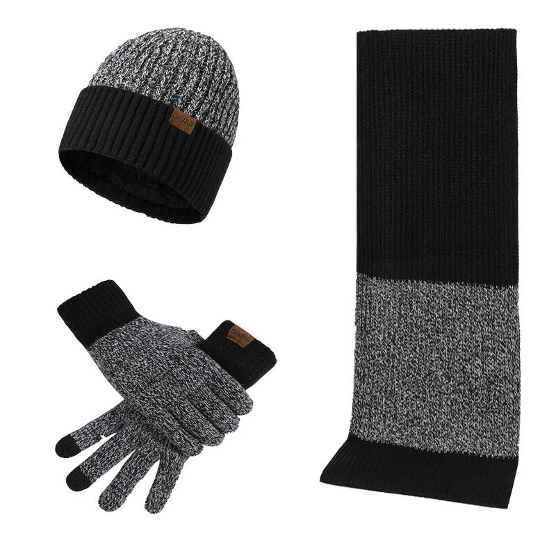 Sammy Jackson™ Gebreide Set | Met wollen muts, handschoenen en sjaal!