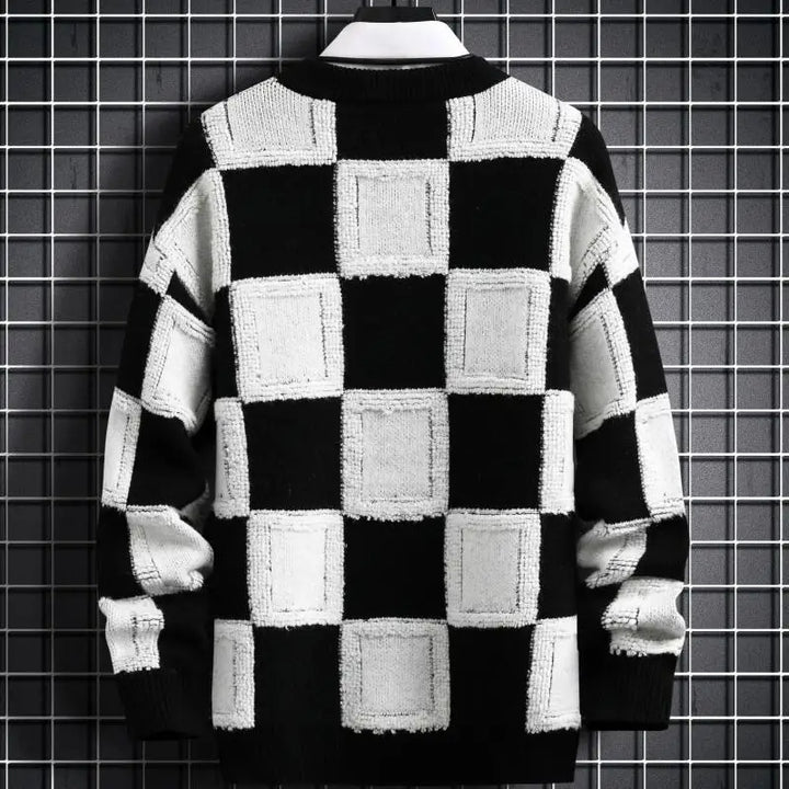 Sammy Jackson™ Luxe Plaid Trui | Zachte warme trui van kasjmier