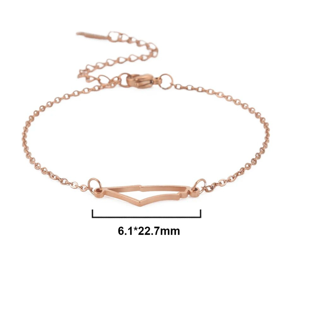 Gold Bracelet of Hope - Aurora