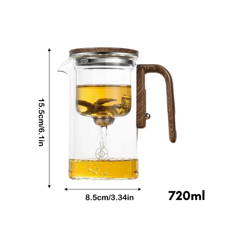 Stylish Transparent Teapot - ClearBrew