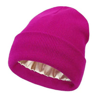 Winter Beanie with Silk Lining - Noor