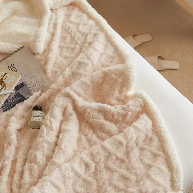 Dikke Winter Lamswollen Deken - WarmWool