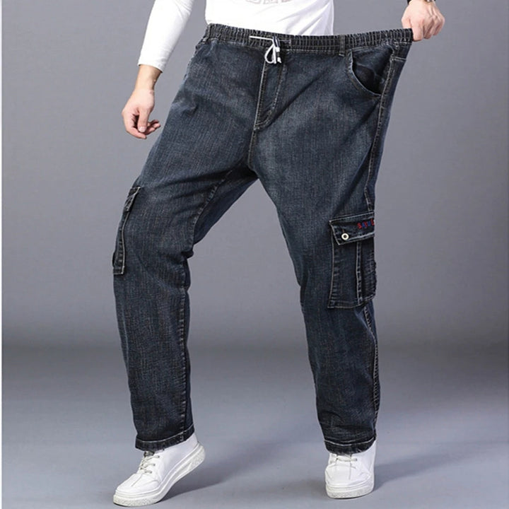 Sammy Jackson™ Winterjeans | Warme plus size spijkerbroek met meerdere zakken