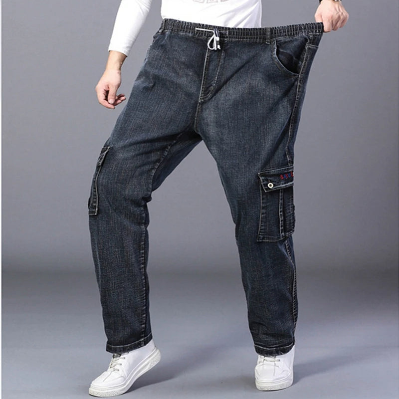 Sammy Jackson™ Winterjeans | Warme plus size spijkerbroek met meerdere zakken