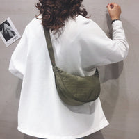 Stijlvolle Half Moon Crossbody Bag - Luna