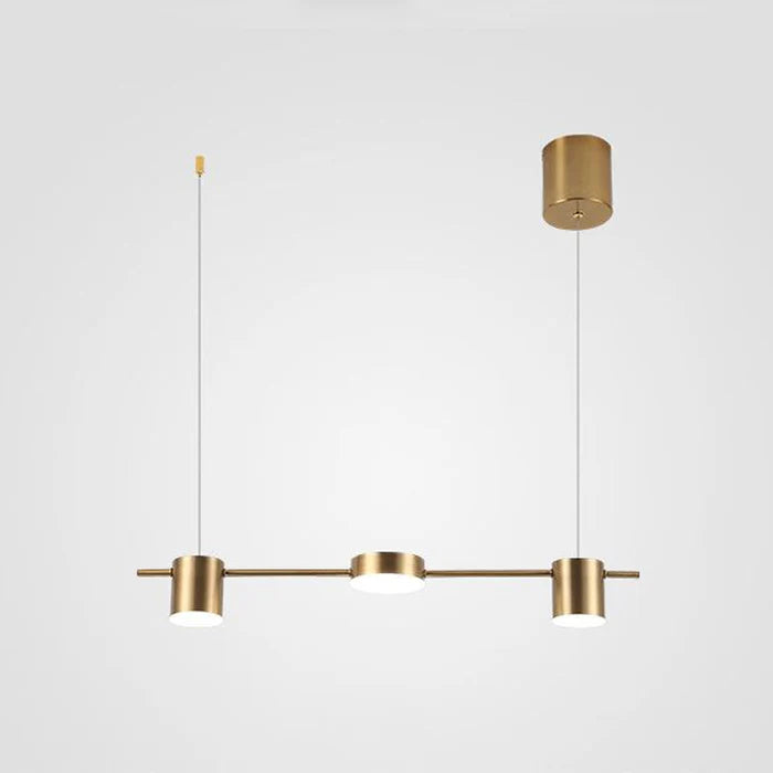 Nowoczesna aluminiowa lampa wisząca - AuraDrum