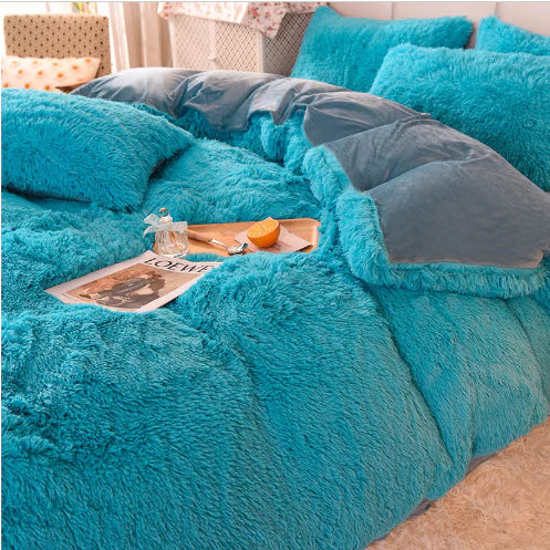 Candy-Colored Soft Duvet Cover - FluffCandy