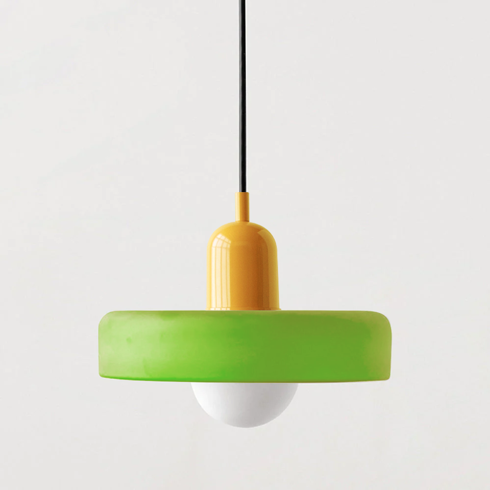 Colored Glass Pendant Lamp - BauLume