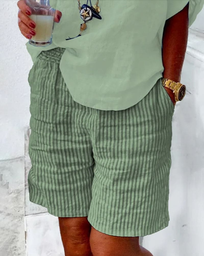 Striped Women's Shorts – Léonie