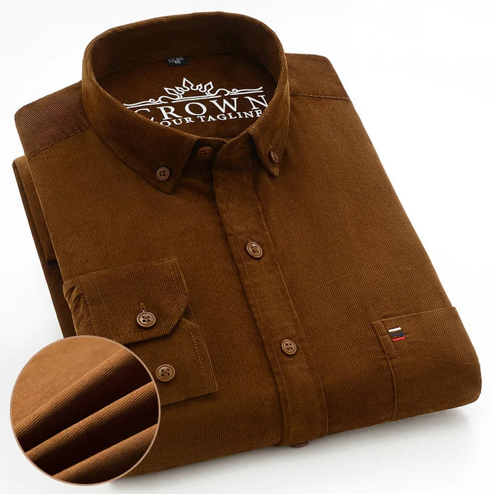 Sammy Jackson™ Rik Plus Size Overhemd | Stijlvol & Effen