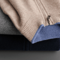 Heren Kasjmier Zip-Jack – Laurent