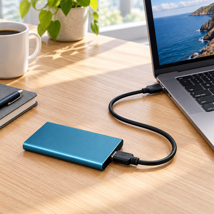 Rugged external SSD 30 TB for portable storage