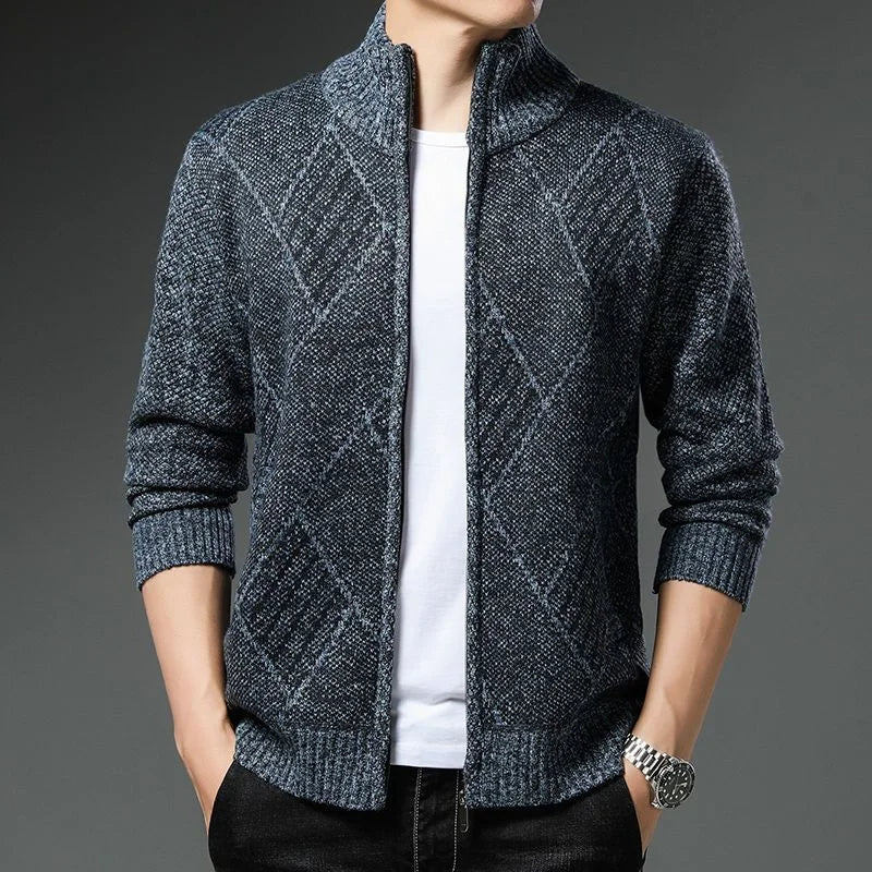 Sammy Jackson™ StripeZip Vest | Trendy striped winter vest