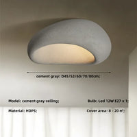 Natural Wabi Sabi Ceiling Lamp - SereneAura