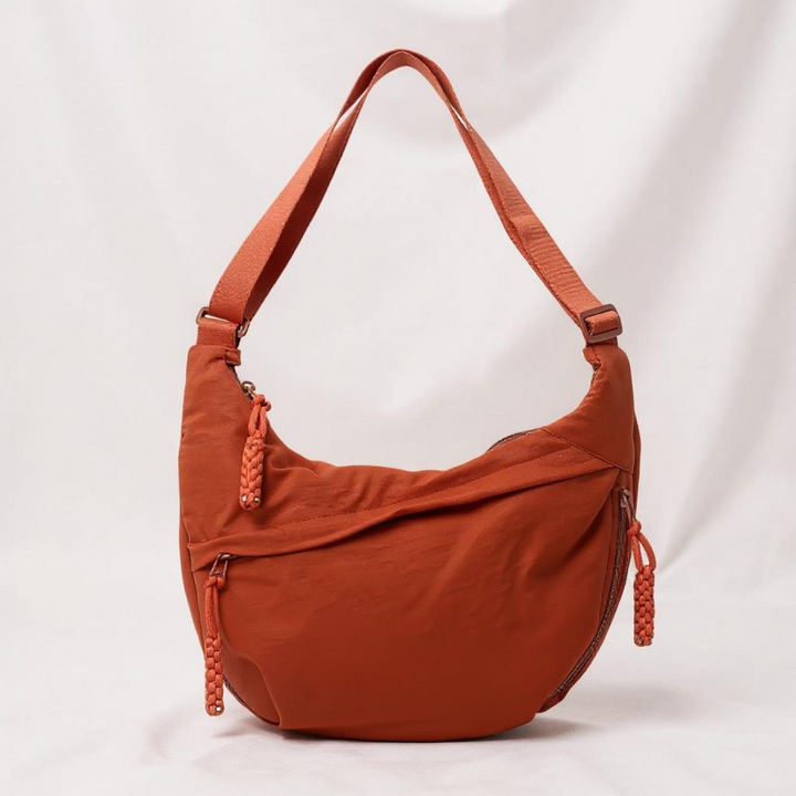 Orange Crescent Shoulder Bag 1