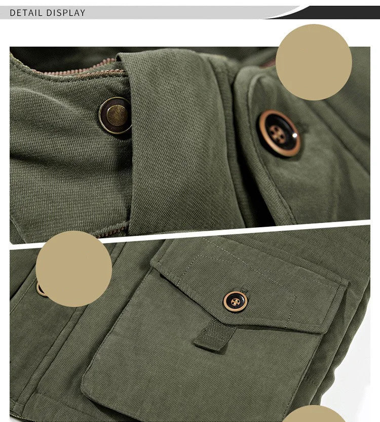 Sammy Jackson™ Julian zimowa parka | Długa zimowa kurtka z bawełny