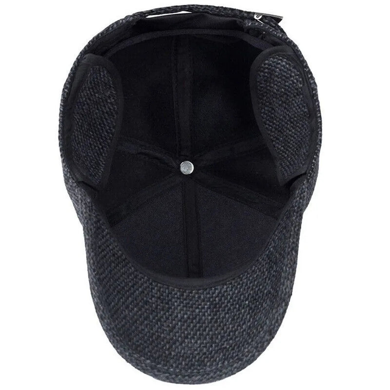 Sammy Jackson™ Classic Winterpet | Nostalgiczna wełniana czapka z napami