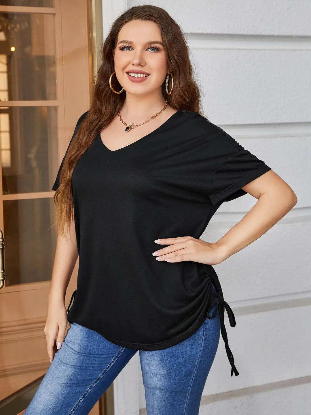 Sammy Jackson™ Mila Plus-Size Top | Losvallend & Trendy