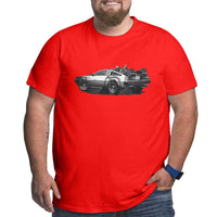 Sammy Jackson™ Back To The Future Delorean T-Shirt | Plus size T-shirt