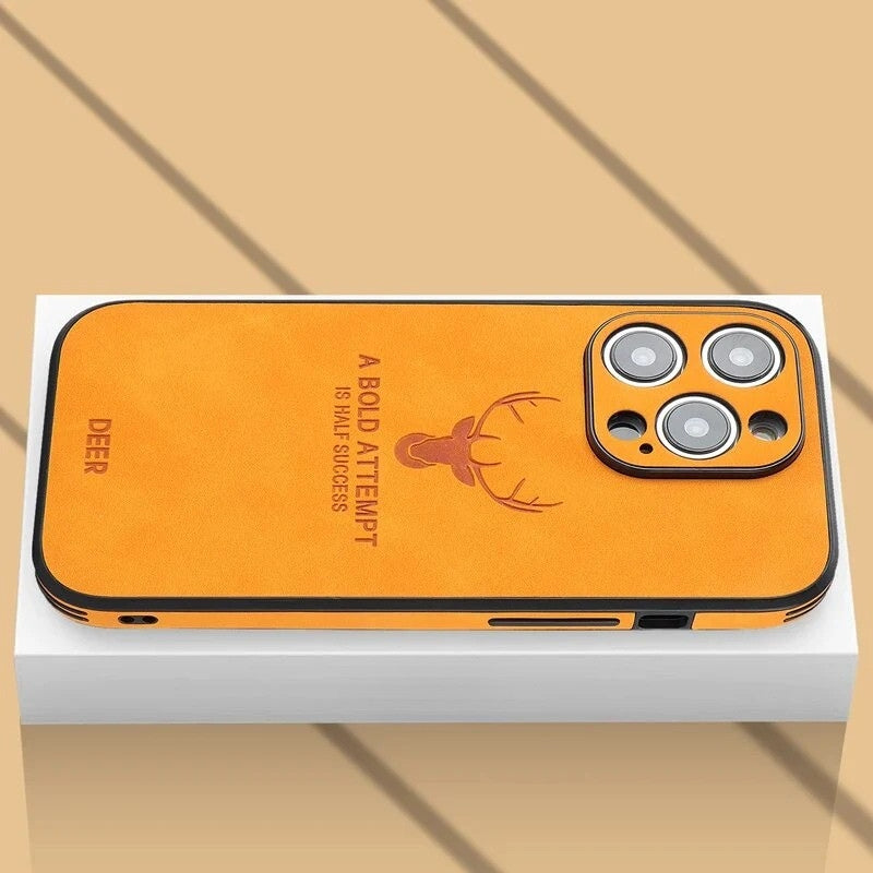 Luxury Deer Leather iPhone Case – Veltro