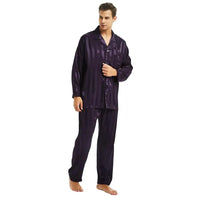 Sammy Jackson™ Luxury Pajamas | Sleek silk pajamas for men