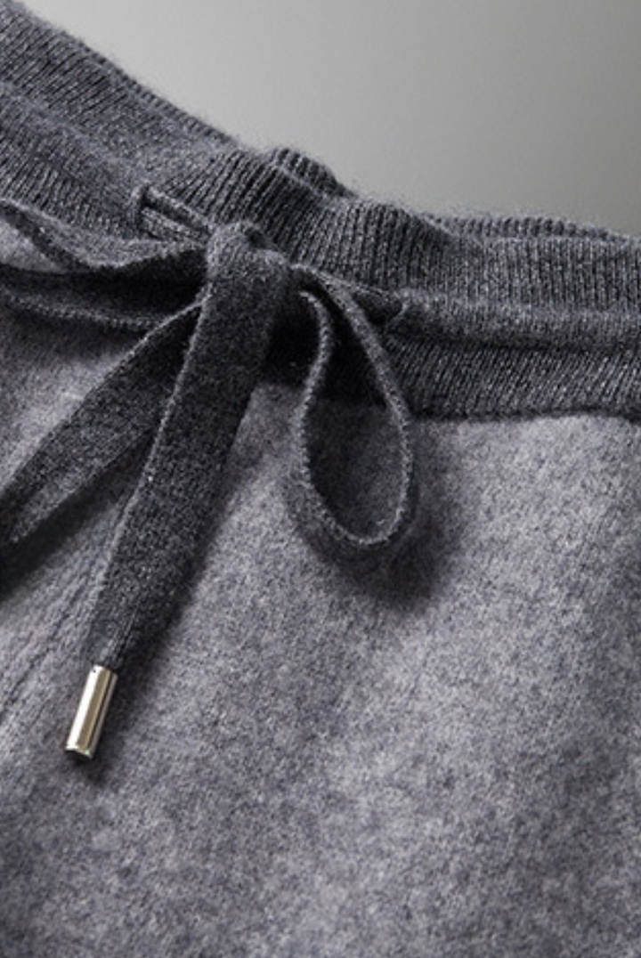 Gray Cashmere Merino Wool Set – Vittore