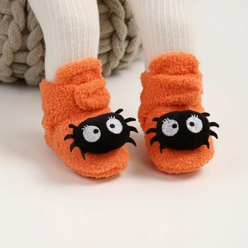 Kinder Halloween Sloffen met Cartoonprint – SpookySteps