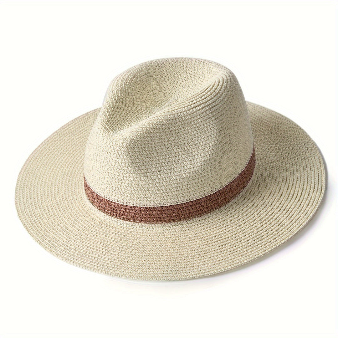 Trendy zonnehoed met brede rand voor dames en heren - SunShield Panama
