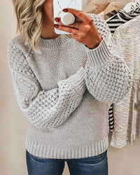 Podstawowy sweter pulower - Evelyn