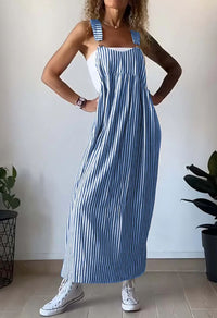 Stijlvolle Gestreepte Casual Jumpsuit met Comfort-Snit – Liana