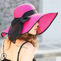 Light women's summer hat with wide brim and chic design – Vivian