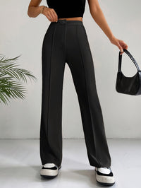 Trendy High-Waisted Pleated Women's Pants - Emilia