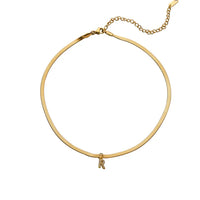 Golden Initial Necklace - Ella
