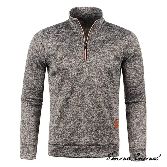 Sweter Sammy Jackson™ z zamkiem | Grubszy sweter z półzamkiem