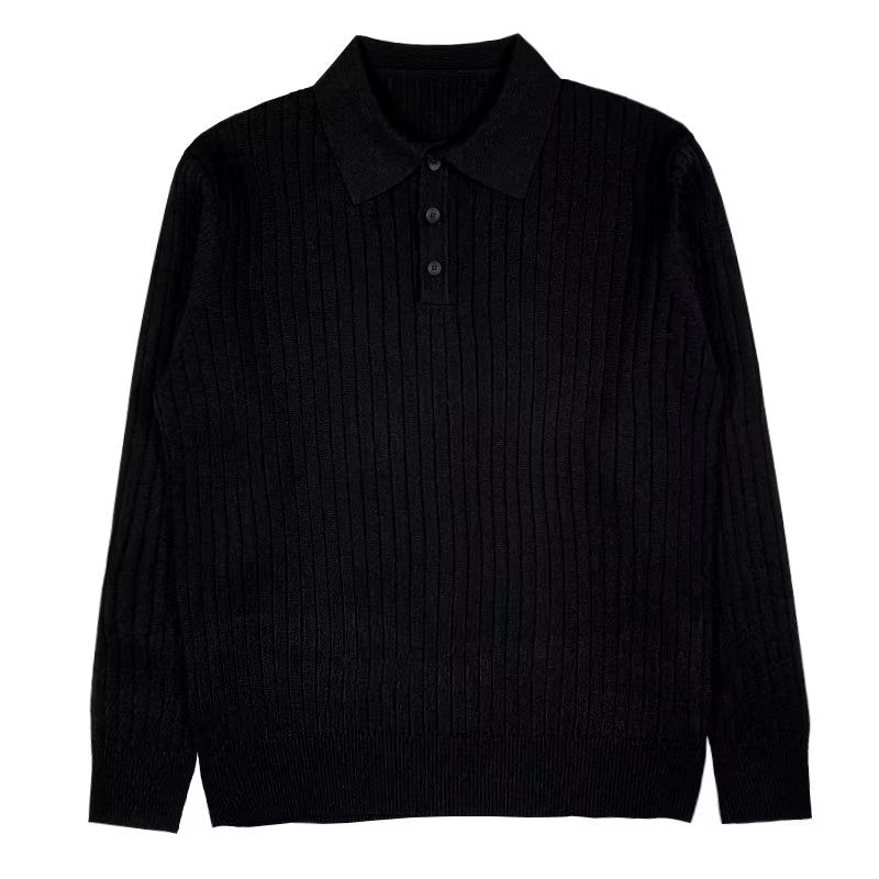 Trendy Men's Autumn Polo Sweater - Oliver
