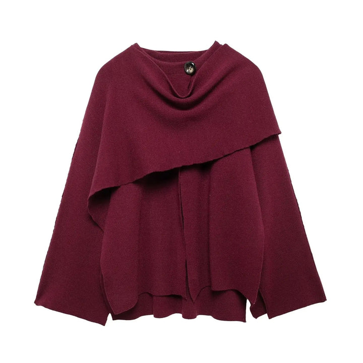 Stylish Women's Winter Poncho - Ella