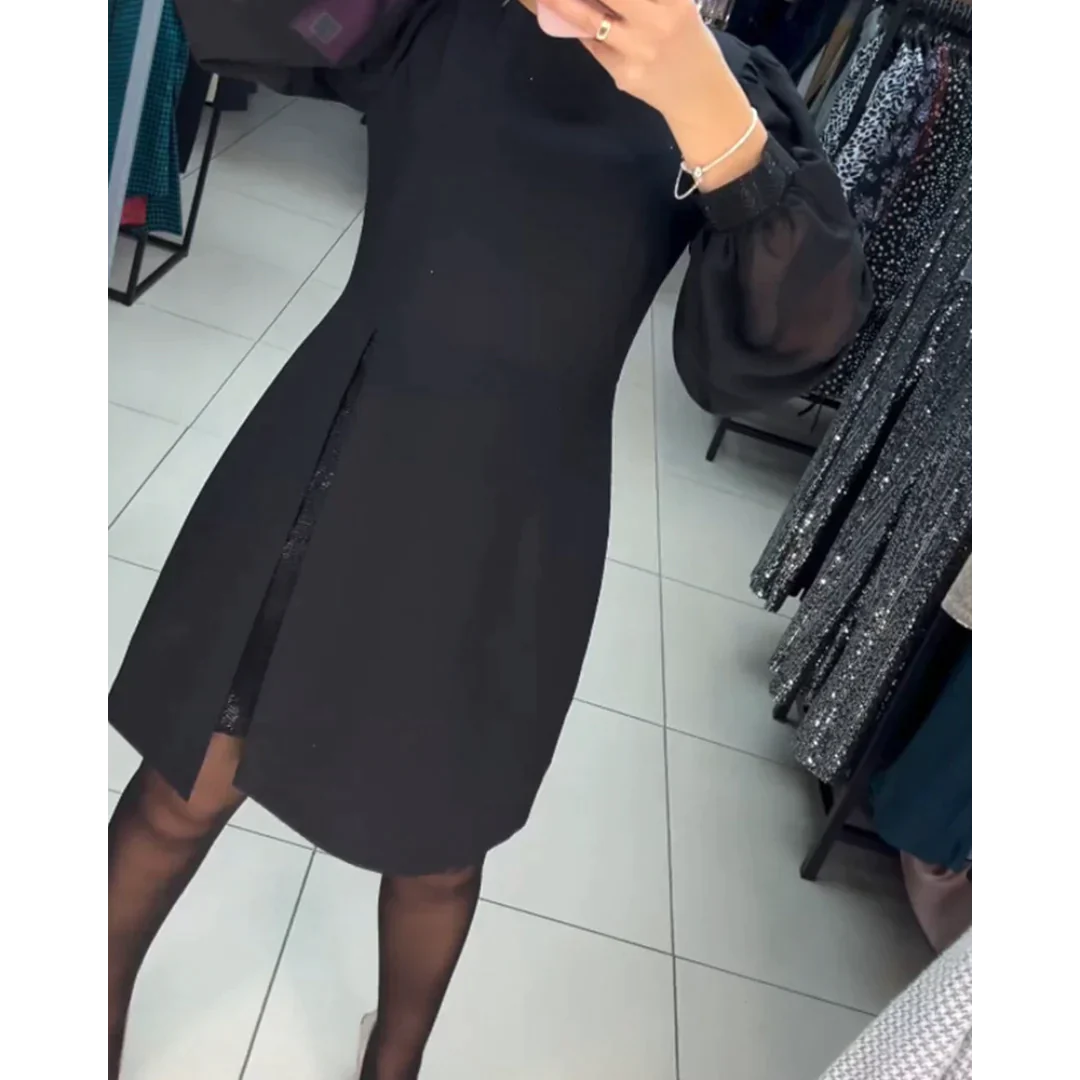 Classic Long-Sleeve Dress - Isabelle