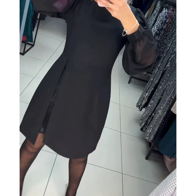 Classic Long-Sleeve Dress - Isabelle