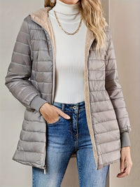 Fleece Gevoerde Damesjas met Ritssluiting - Eliza