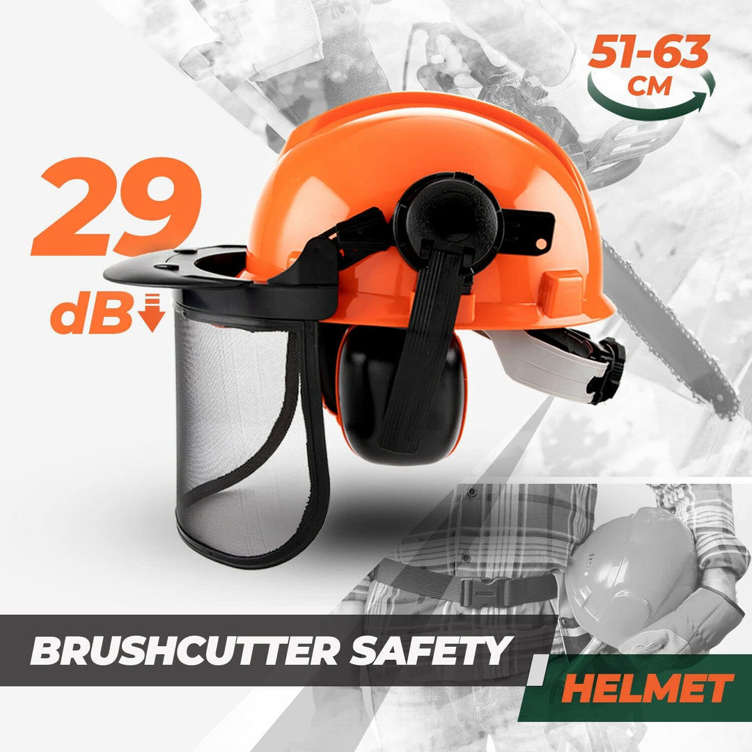 Forest Safety Helmet with Face Shield & Earplugs – ArborMax