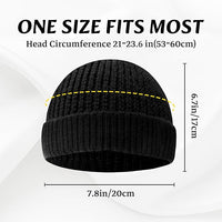 Knitted Winter Beanie - Robin