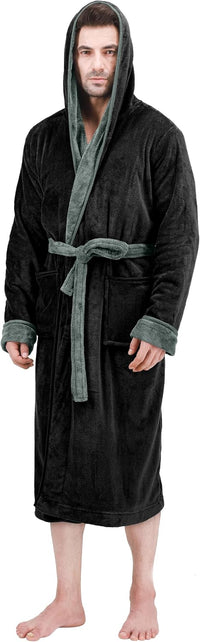 Comfortable Men's Fleece Bathrobe - Harry