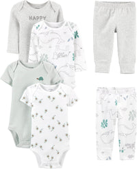 Uniseks Baby 6-delige Kledingset