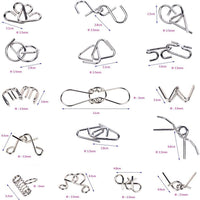Metalen Puzzelringen Set - BrainTwist