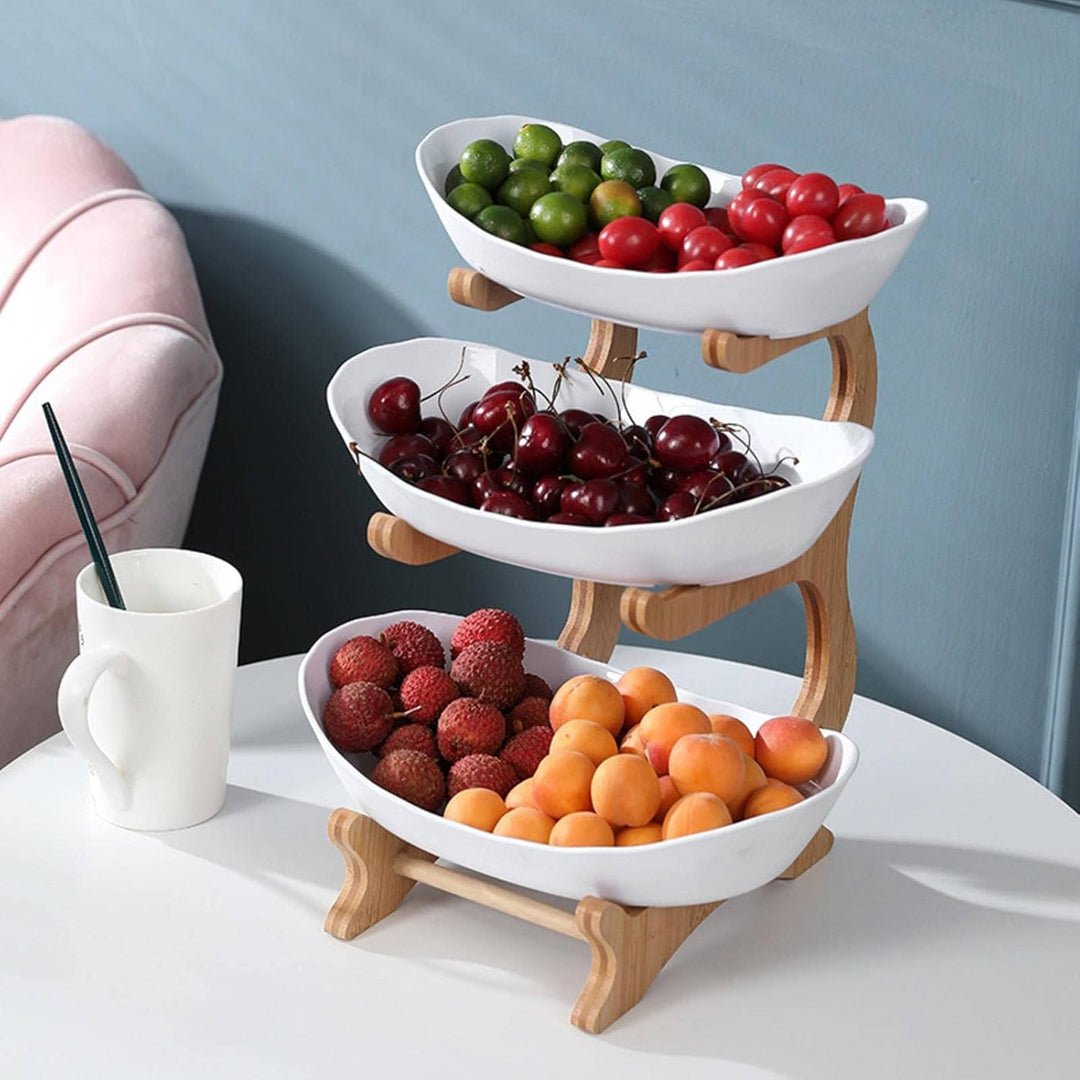 Stylish Metal Fruit Stand with 2 or 3 Tiers - StackFruit