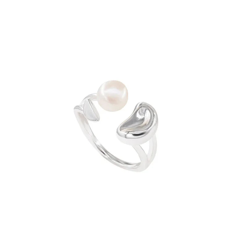 Pearl Bean Adjustable Ring - Elin