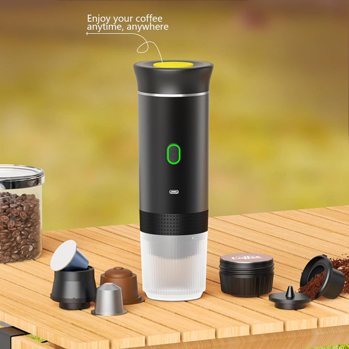 Cafetera espresso portátil 3 en 1 con batería recargable – Raverno